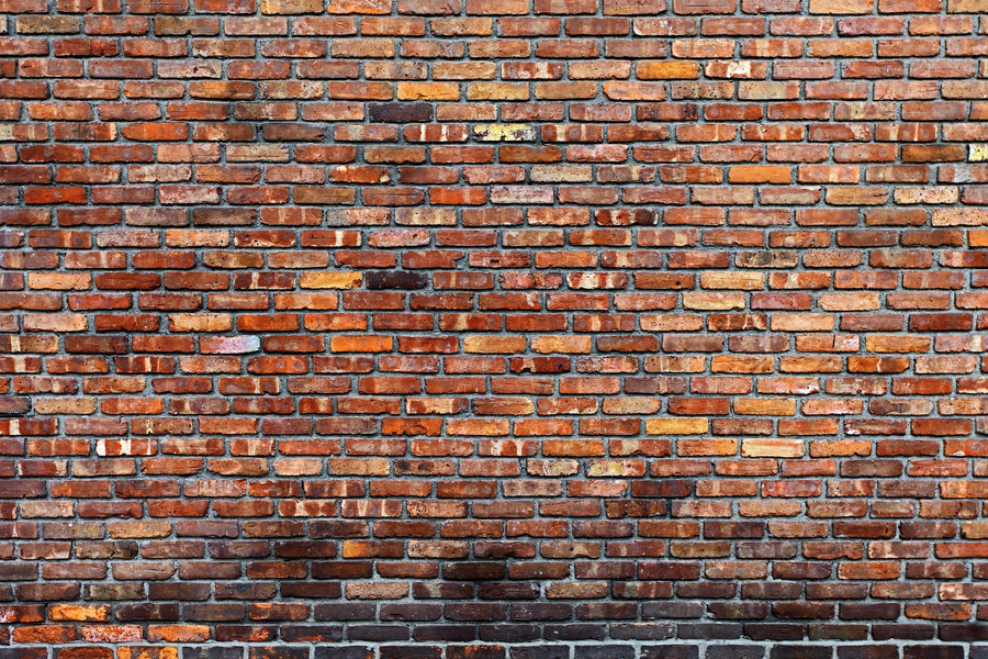 The Old Red Brick Wall Wall Mural