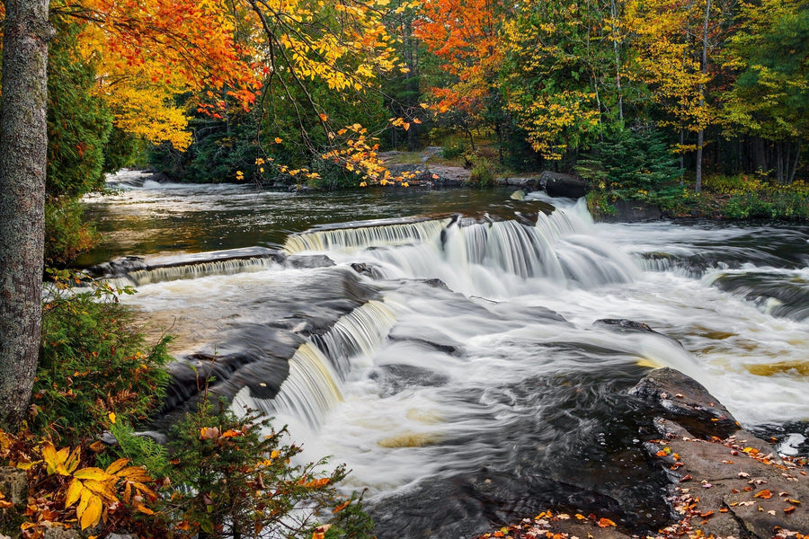 Upper Bond Falls Wall Mural - Peel and Stick Wall Murals Peel and stick Wall Mural Deposit Photo Color Original Custom Size