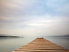 Quiet Morning Dock Wall Mural Peel and stick Wall Mural PASWM Color Original 