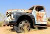 Rusty Car Wreck Wall Mural Peel and stick Wall Mural Deposit photo Color Original Custom Size