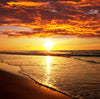 A breathtaking sea sunset on the beach – Peel and Stick Wall Murals