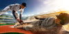 Bring the excitement home with the Sliding Into Victory Wall Mural, capturing a dramatic baseball tag at home plate under stadium lights—available in matte canvas textured or peel and stick finishes.