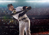 Capture the excitement of the game with the Baseball 4 Wall Mural—showcasing a player in a black helmet and pinstripe uniform swinging a bat. This peel and stick mural is perfect for energizing any space.