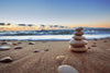 Stones Balanced on the Shore Wall Mural – Peel and Stick Wall Murals Peel and stick Wall Mural Deposit photo Color Original Custom Size