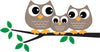 Sweet Owl Family Wall Mural - Peel and Stick Wall Murals Peel and stick Wall Mural Deposit photo Color Original Custom Size