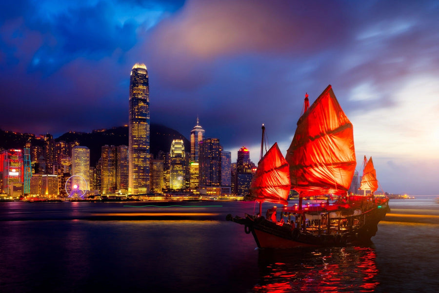 Tourist Sailboat Wall Mural – Peel and Stick Wall Murals Peel and stick Wall Mural Color Original Custom Size