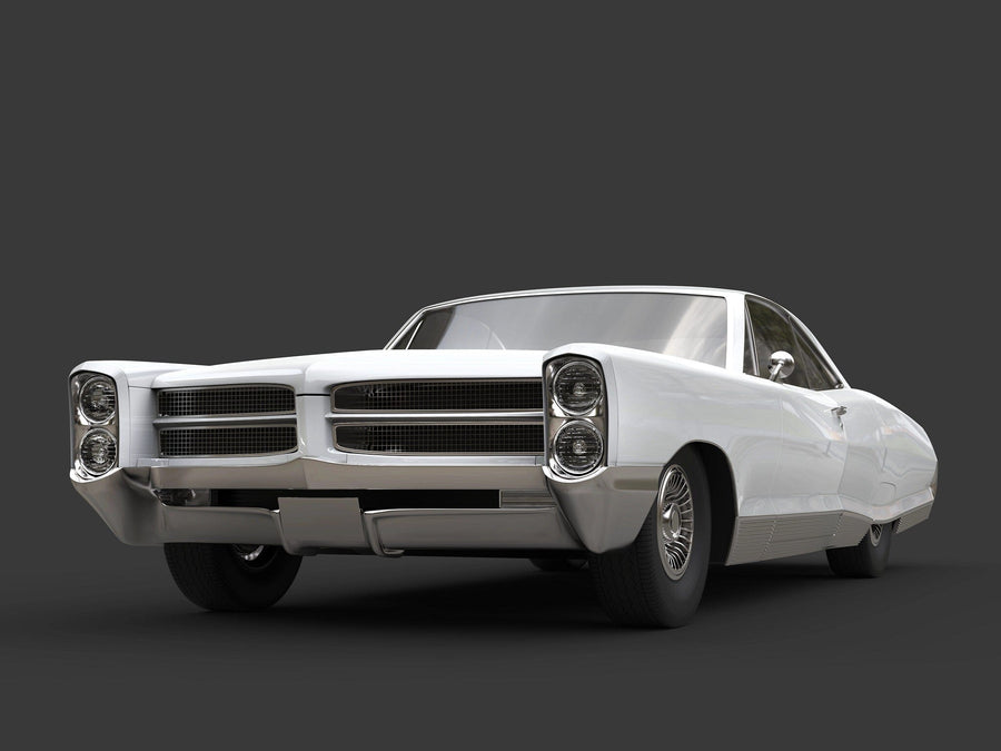 White Vintage Car Wall Mural - Peel and Stick Wall Murals Peel and stick Wall Mural Color Original Custom Size