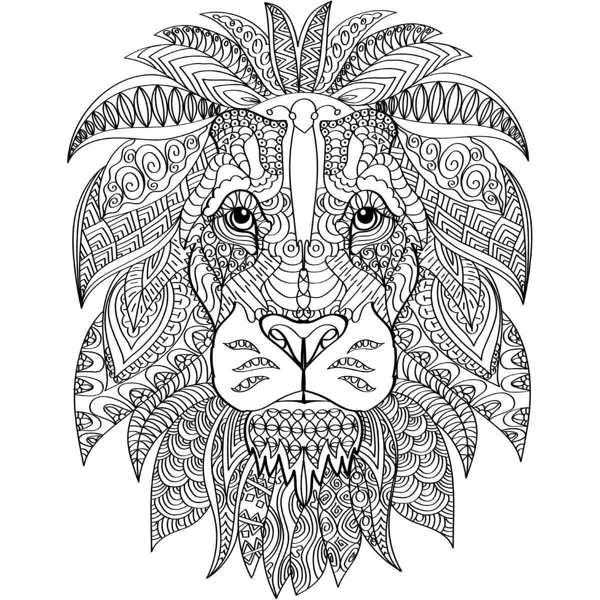 Color My Lion - 808 Wall Art