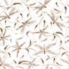 A pattern of Dragon's Whip dragonflies on a white background wall mural by ANIMALS.