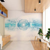 peel and stick canvas texture vinyl wallpaper mural
